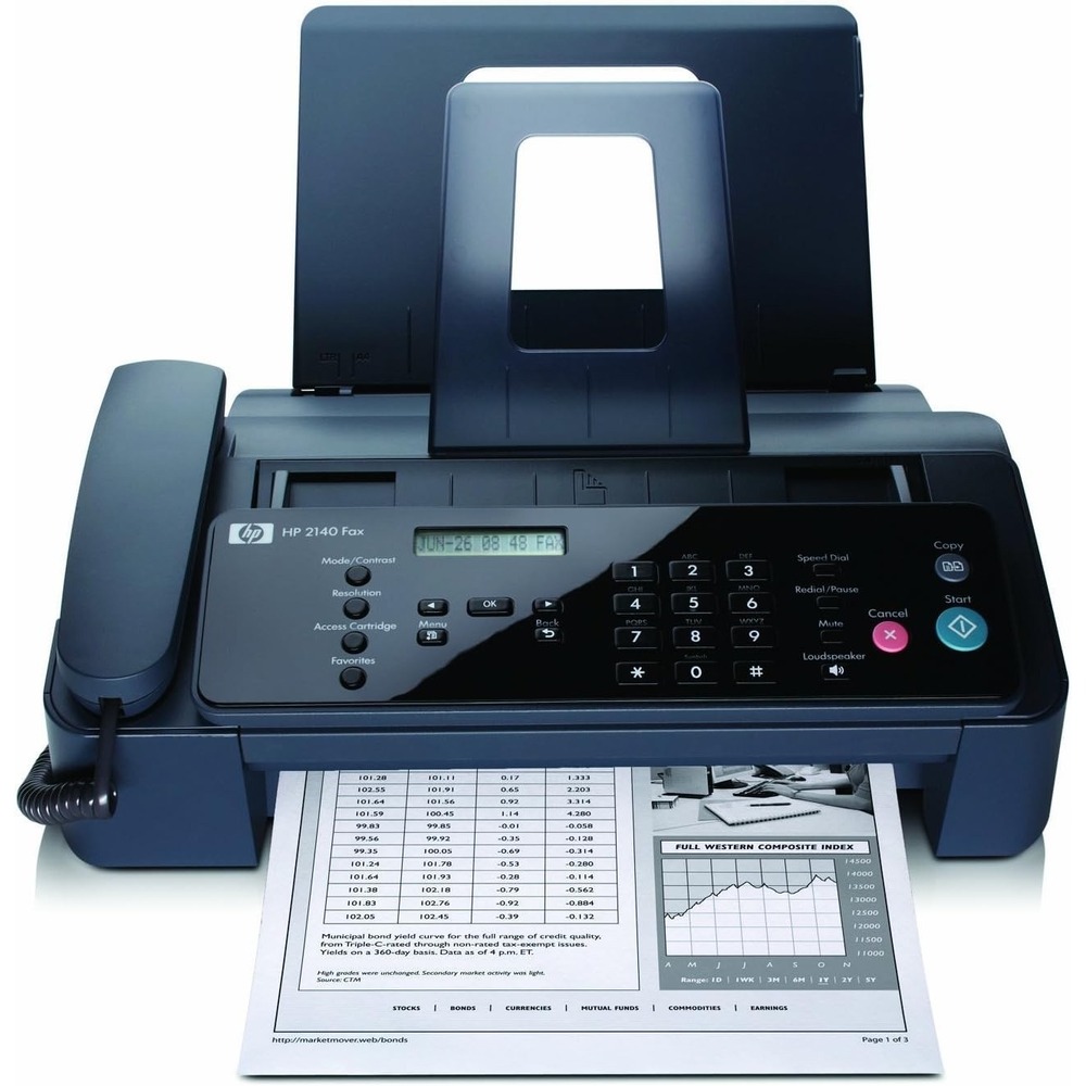NEW HP 2140 Fax Machine With Phone Sealed Home Office Fax Telephone System